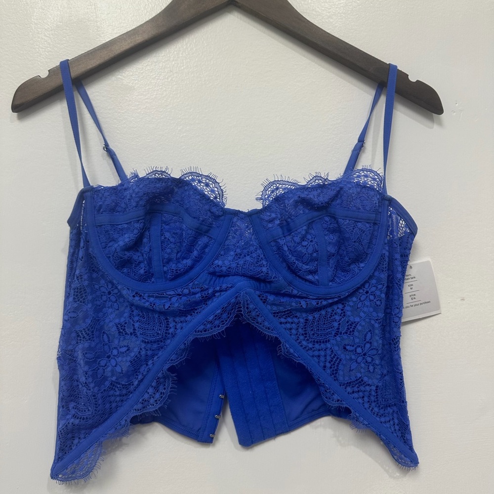 urban outfitters corset tank top